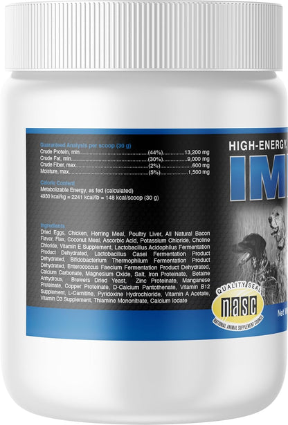 Annamaet Impact – High-Energy Dense Nutrition Supplement for Dogs – Helps Support Healthy Weight in Canine Athletes, Post-Surgical Dogs and Dogs with Fast Metabolism - 1 lb