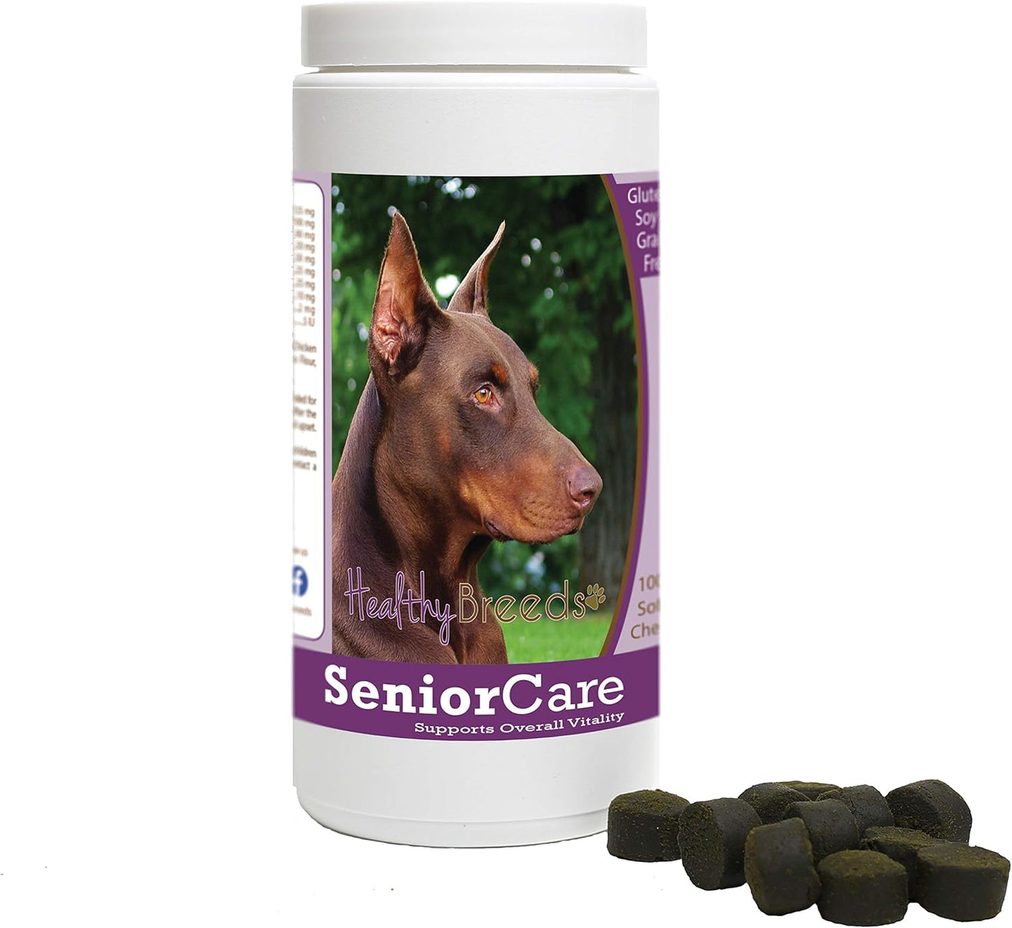 Healthy Breeds Doberman Pinscher Senior Dog Care Soft Chews 100 Count