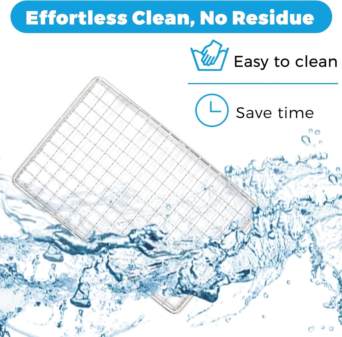 Stainless Steel Bird Perches & Feeder Set (2PCS) - Open-Grid Easy-Clean Perches with No-Spill Veggie Holders for Cockatiel, Conure, Budgie, Quaker