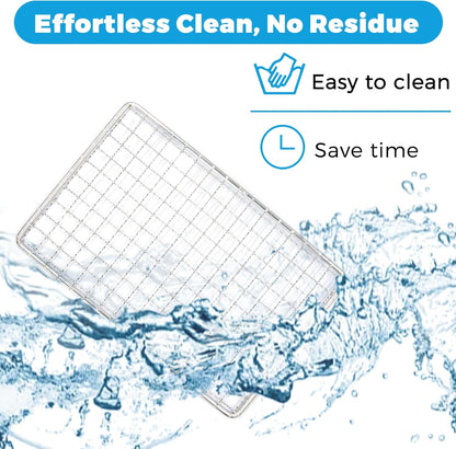 Stainless Steel Bird Perches & Feeder Set (2PCS) - Open-Grid Easy-Clean Perches with No-Spill Veggie Holders for Cockatiel, Conure, Budgie, Quaker