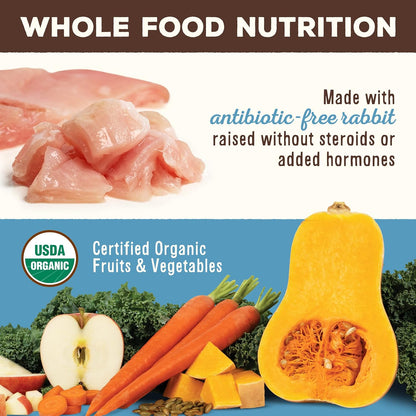 Primal Freeze Dried Raw Cat Food Nuggets Rabbit, Complete & Balanced Meal or Topper, Premium, Healthy, Grain Free, High Protein Raw Cat Food with Probiotics (14 oz)