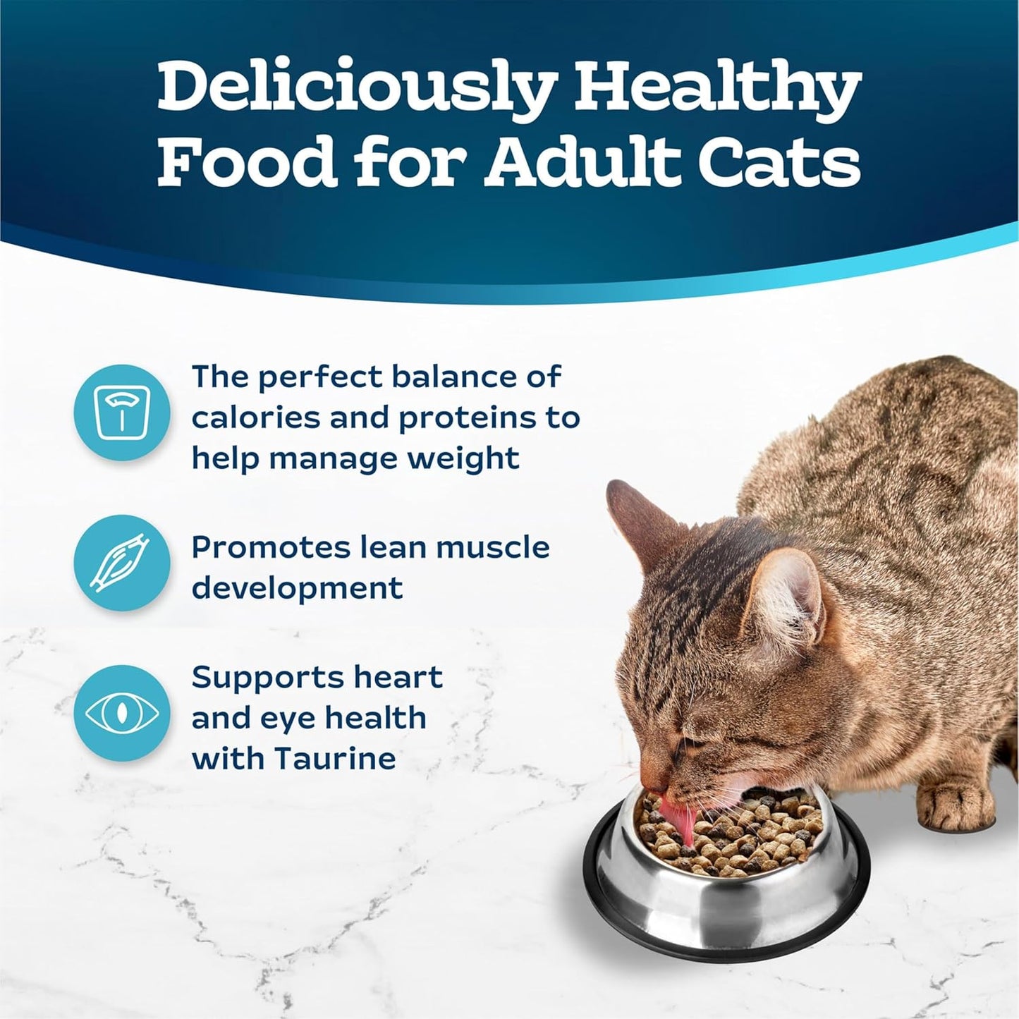 Blue Buffalo Tastefuls Natural Food for Adult Cats, Weight Control, 7-lb. Bag