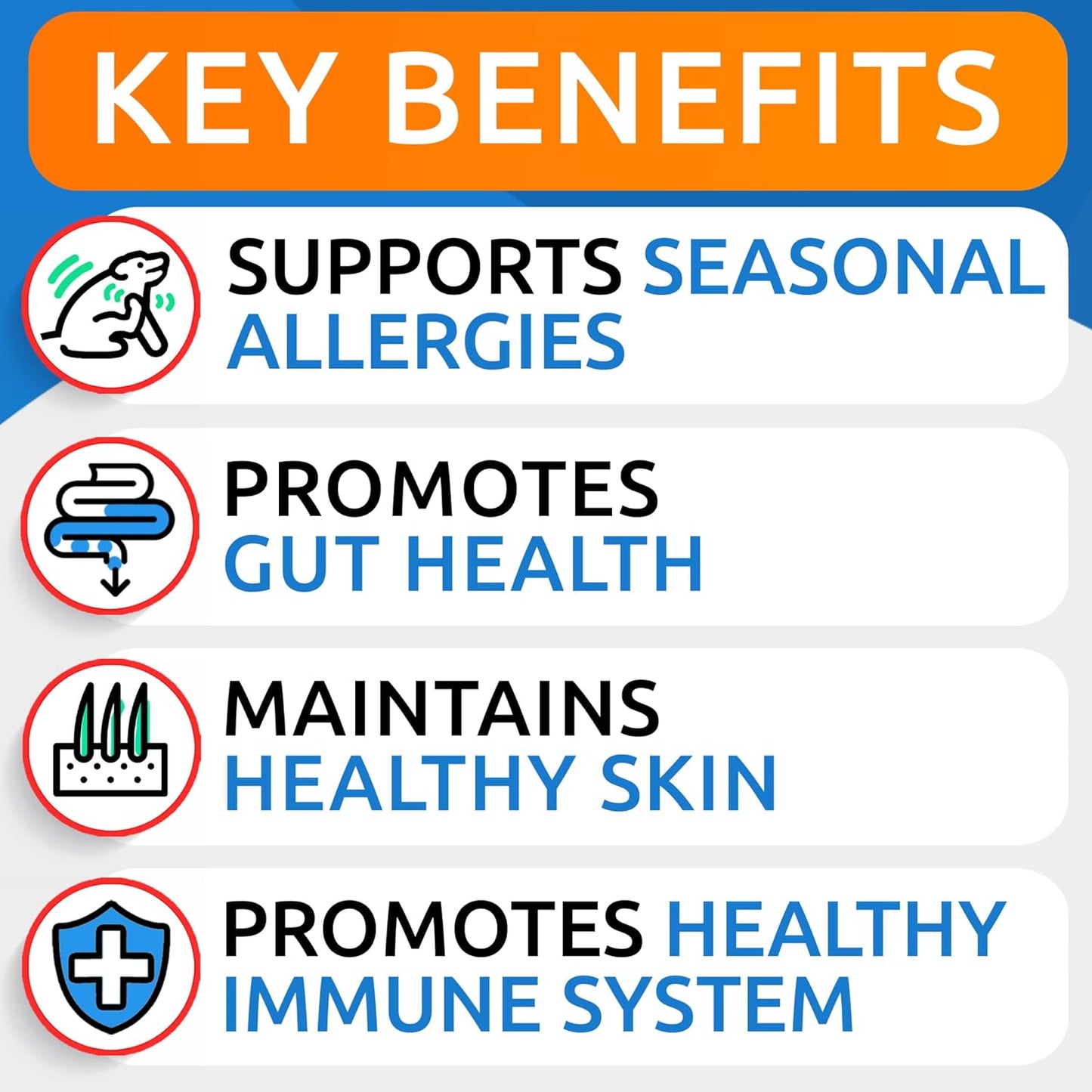 BARK&SPARK Dog Allergy Relief Chews + Dog Probiotics for Digestive Health & Enzymes - Itchy Skin Relief Treatment Pills - Diarrhea, Gas, Upset Stomach Relief & Season Allergy