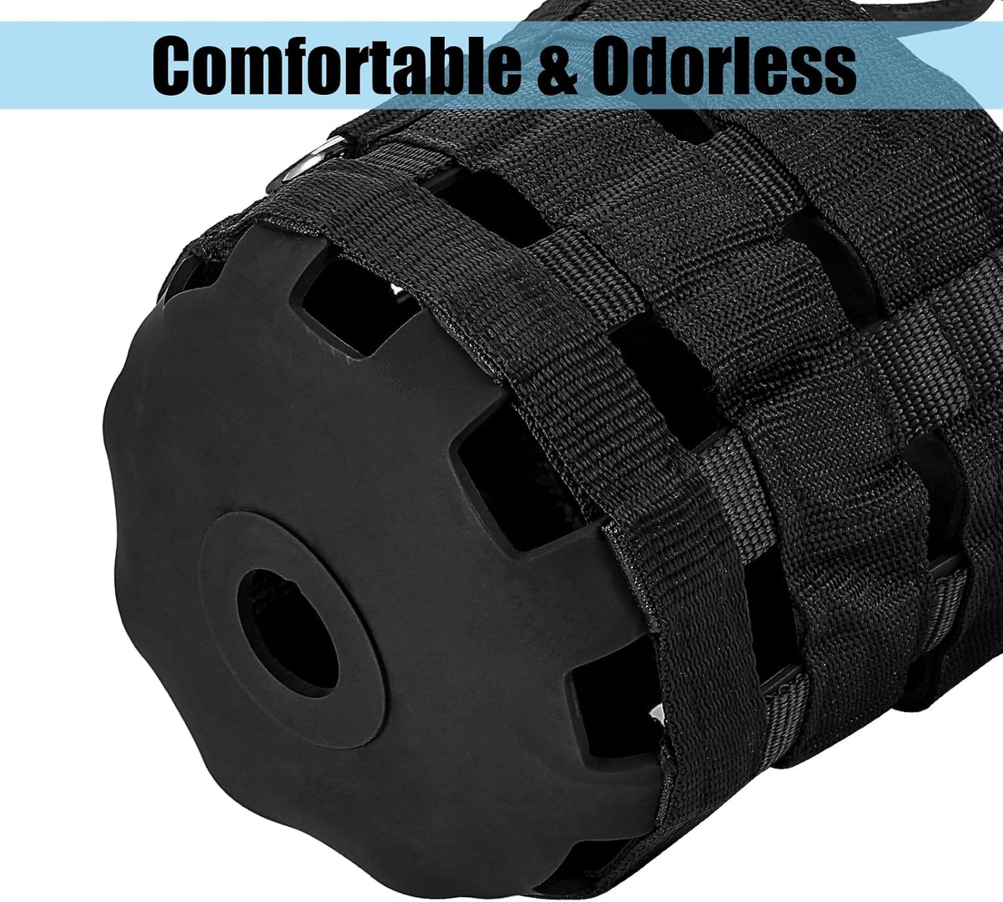 Durable Ventilated Grazing Muzzle with Attached Breakaway Halter - Lightweight Horse Muzzle, Supports Natural Grazing, Restricts Food Intake, Padded Noseband, Large