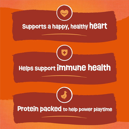 Purina Friskies Tender and Crunch'd With Flavors of Chicken, Beef, Carrots and Green Beans - (Pack of 4) 3.15 lb. Bags