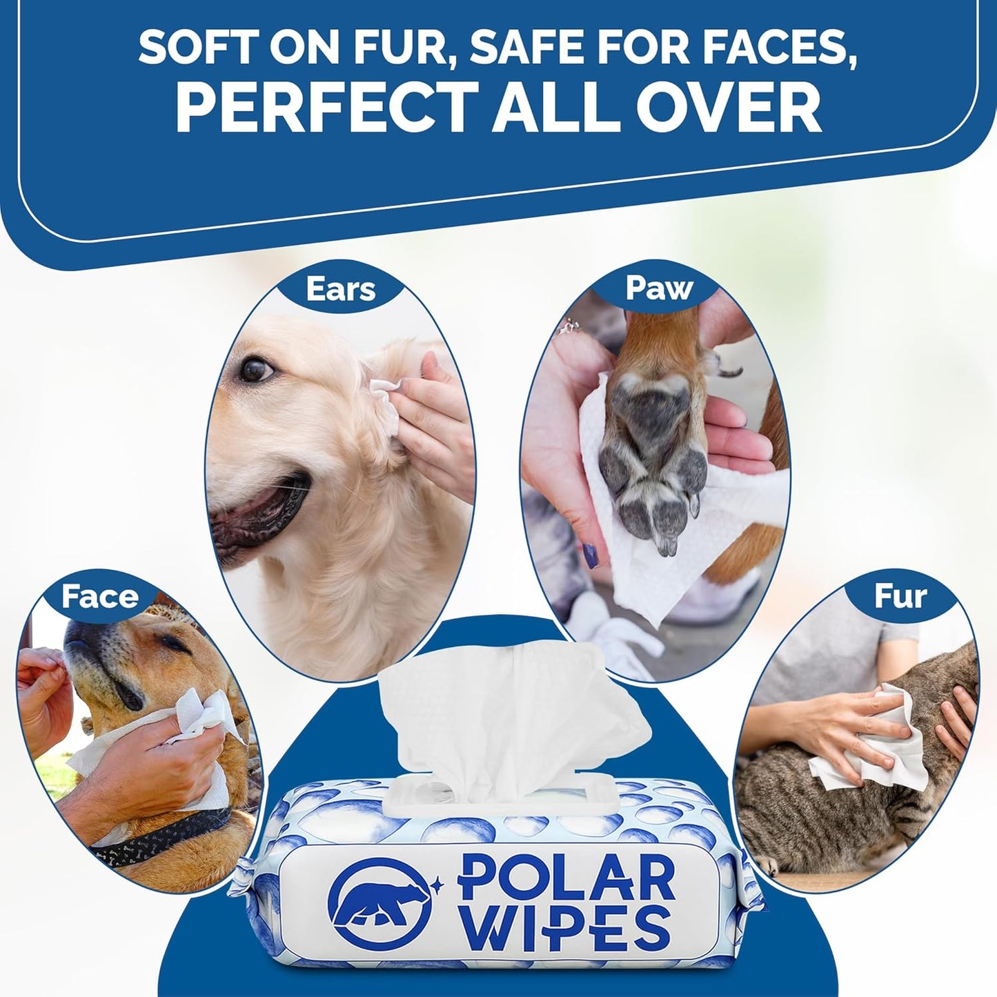 Truly Unscented Pet Wipes for Dogs & Cats | Multi-purpose Pet Wet Wipes for Grooming & Cleaning | Plant Based Dog Wipes for Paws, Fur, Face and Butt – Hypoallergenic (Pack of 400)