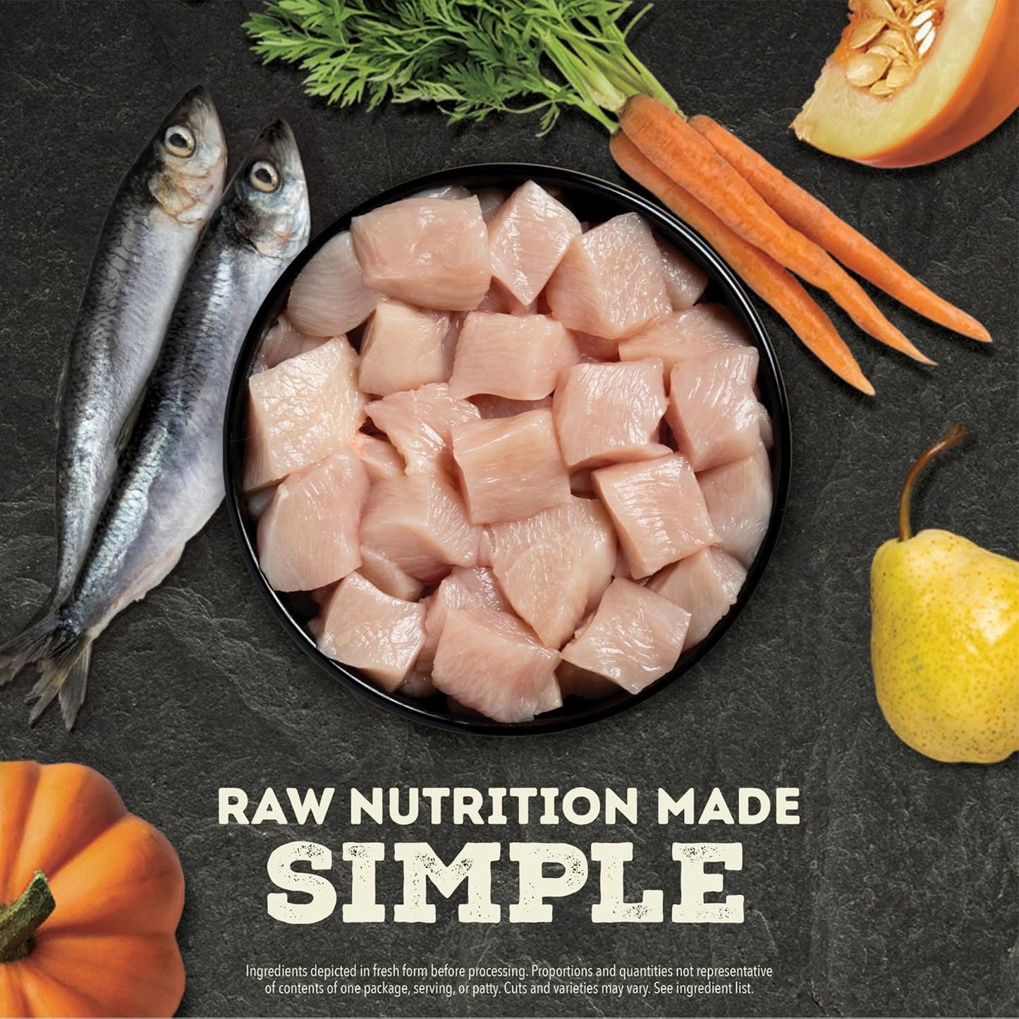 Dr. Harvey's Chicken & Garden Veggies Dog Food, Human Grade Grain-Free Dehydrated Food for Dogs with Freeze-Dried Chicken (5 Pounds)