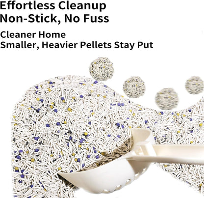 Tofu Cat Litter 45 Lbs, Dr. PawPaw Clumping Cat Litter, Honeysuckle Scent, Dust-Free Keep Kitty Tidy, Superior Odor Control Keep Step Fresh