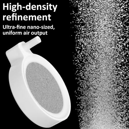 Fish Tank Nano Air Stone, 2 Inch Nano Fish Tank Bubbler, Ultra Quiet Airstone, High Dissolved Oxygen Diffuser, Aquarium Bubbler for 5 to 30 Gallon Tanks(No Air Pump and Air Tube)