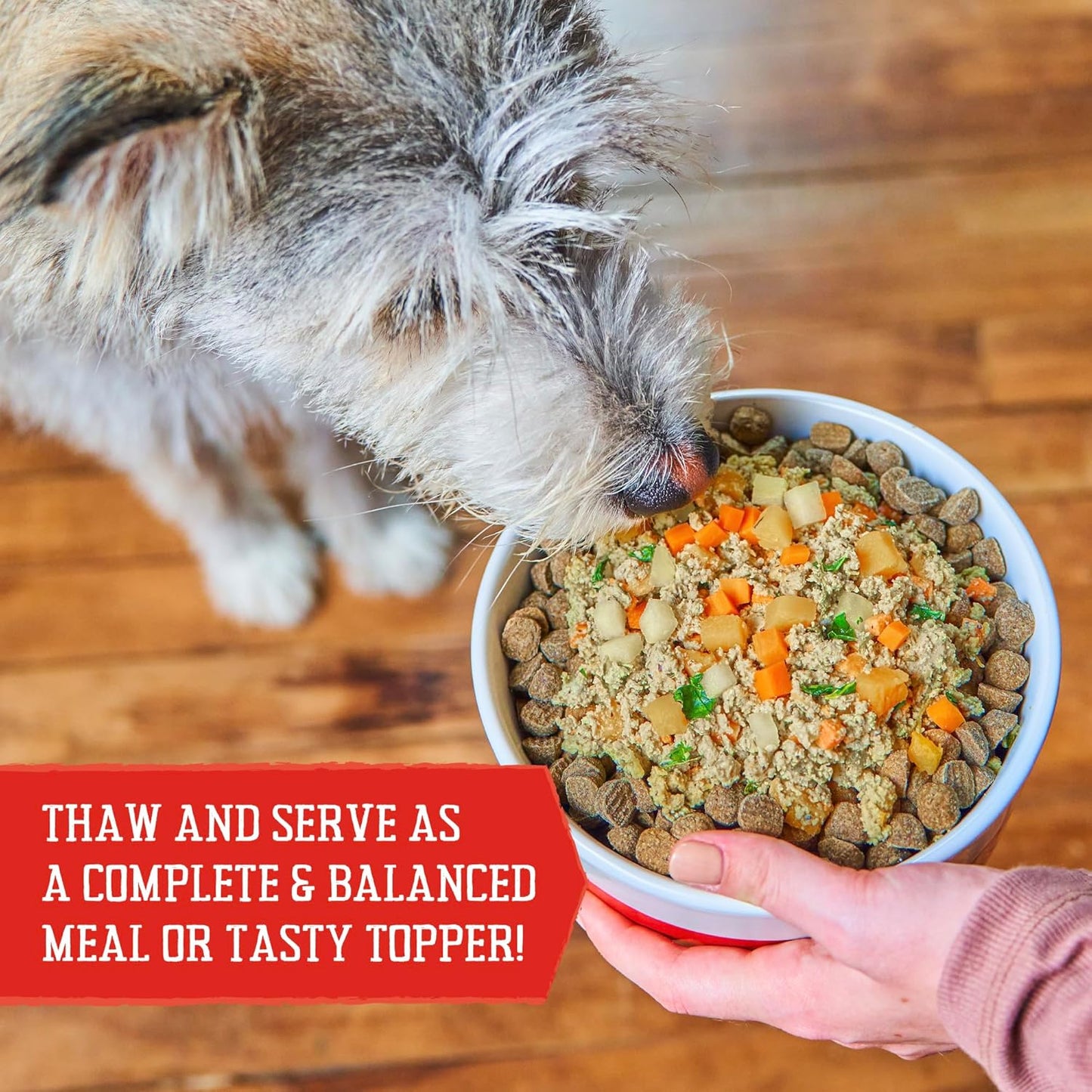 Stella & Chewy's FreshMade Frozen Fresh Grain-Free Meat-a-Palooza Dog Food, 16-oz pouch (Pack of 4)