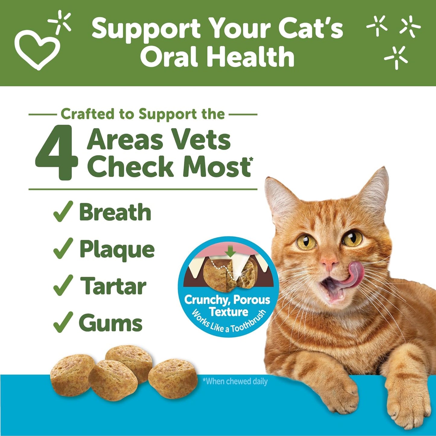 Whimzees Wellness Cat Dental Treats, Natural Chews, Chicken and Tuna Flavor, (4.5 Ounce Bag) (Pack of 2)