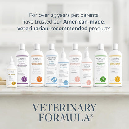 Veterinary Formula Flea and Tick Shampoo for Dogs and Cats, 16 oz