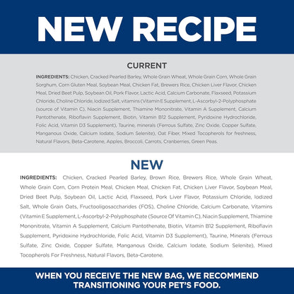 Hill's Science Diet Large Breed Adult Dry Dog Food 1-5, Quality Protein for Joint Support & Lean Muscles, Chicken & Barley, 35 lb. Bag