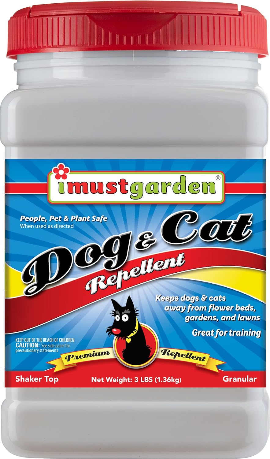I Must Garden Dog & Cat Repellent - 3lb Granular - Natural & Pet Safe