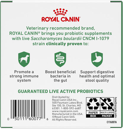Royal Canin Probiotics for Dogs Digestive and Immune Health Powder Supplement for Dogs of All Ages, 30 Count (Pack of 3)