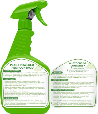 Plant-Based Spray for Cats & Home – Scentless, Non-Staining Formula for Indoor Use (16 oz)