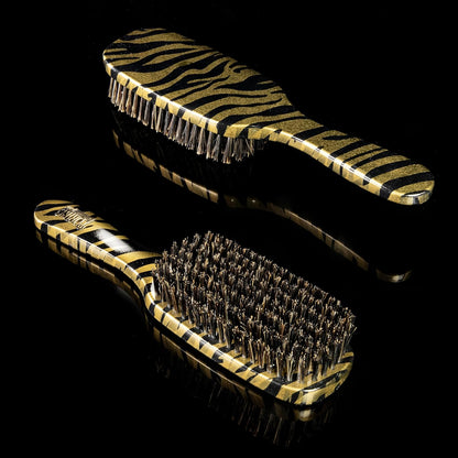 Torino Pro Wave Brush #262-7 Row Medium bristles Shower brush -100% Pure Boar Bristles - Great Workhorse for laying down your 360 Waves