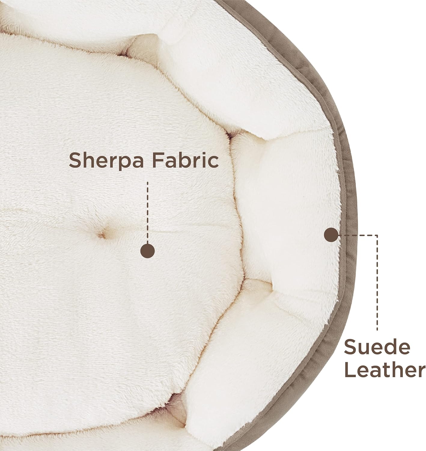 Bedsure Dog Beds for Small Dogs with LESURE Dog Birthday Cake Toy