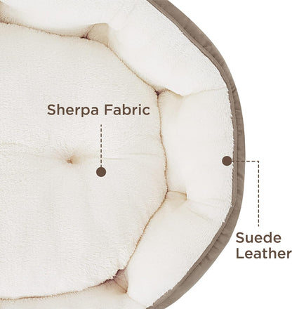 Bedsure Dog Beds for Small Dogs with LESURE Dog Birthday Cake Toy