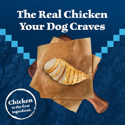 Blue Buffalo Wilderness Natural High-Protein Dry Food for Adult Dogs, Chicken Recipe, 13-lb. Bag