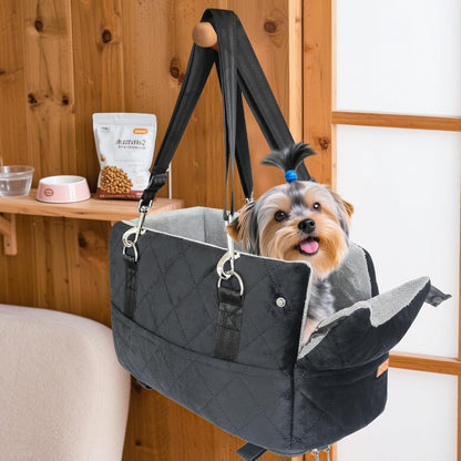 Dog Shirt for Small Dogs Pink and Center Console Dog Car Seat