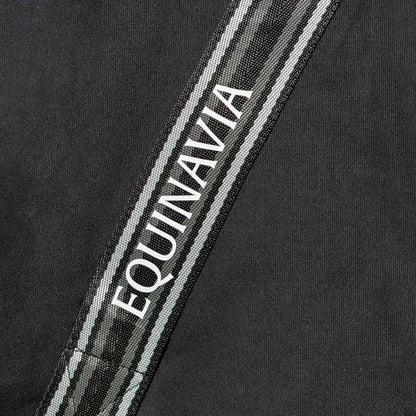 Equinavia Fryd 100% Cotton Stable Blanket for Horses | No Fill - Black - 74 in