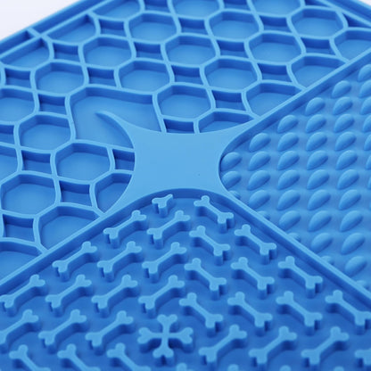 Park Life Designs Calming Lick Mat, 9-Inch, Silicone, Dark Blue