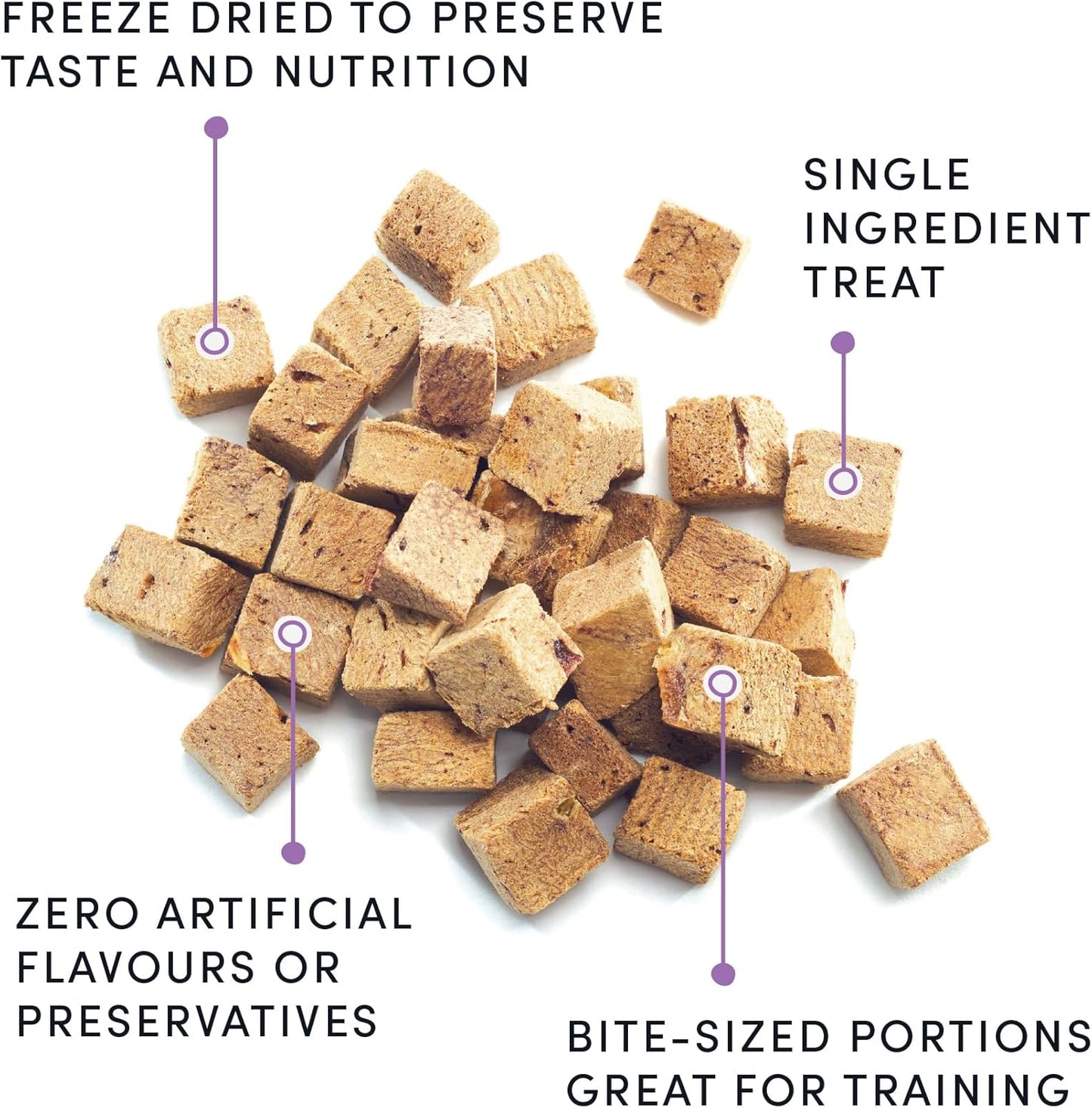 Crumps' Naturals Beef Liver Bites For Pets, 4.8-Ounce