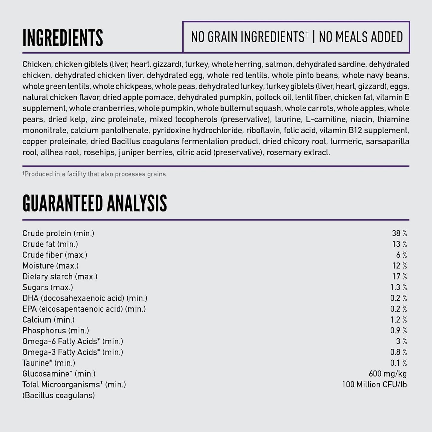 ORIJEN Grain Free High Protein Dry Dog Food Large Breed Adult Recipe 23.5lb Bag