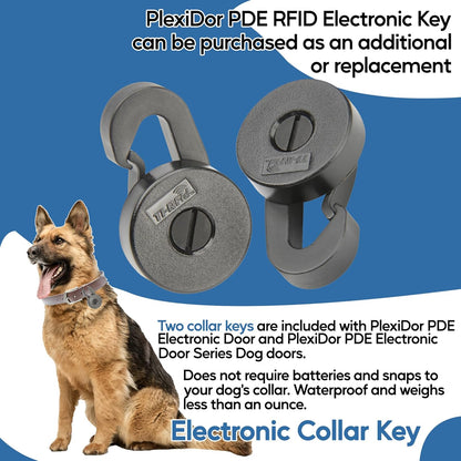 PlexiDor Performance Pet Doors Pet Door Electronic Collar Key, Black