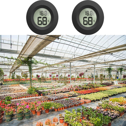 Reptile Tank Accessories, 2pcs Reptile Thermometer and Humidity Gauge, Bearded Dragon Tank Thermometer Humidity Gauge for Jumping Spider, Leopard Gecko, Hermit Crab, Gecko, Ball Python, Lizard.