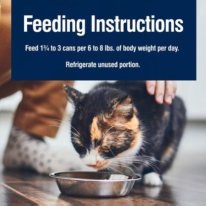 Blue Buffalo True Solutions Skin & Coat Care Wet Cat Food for Adult Cats, Made with Natural Ingredients, Whitefish, 3-oz. Cans (24 Count)