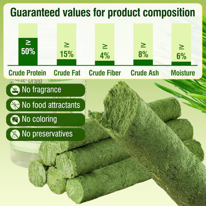 HavenJanny 50g/1.76oz Cat Grass Teething Stick, Cat Grass Stick Canned for Indoor Cats, Cats Treats Hairball Relief and Teeth Cleaning