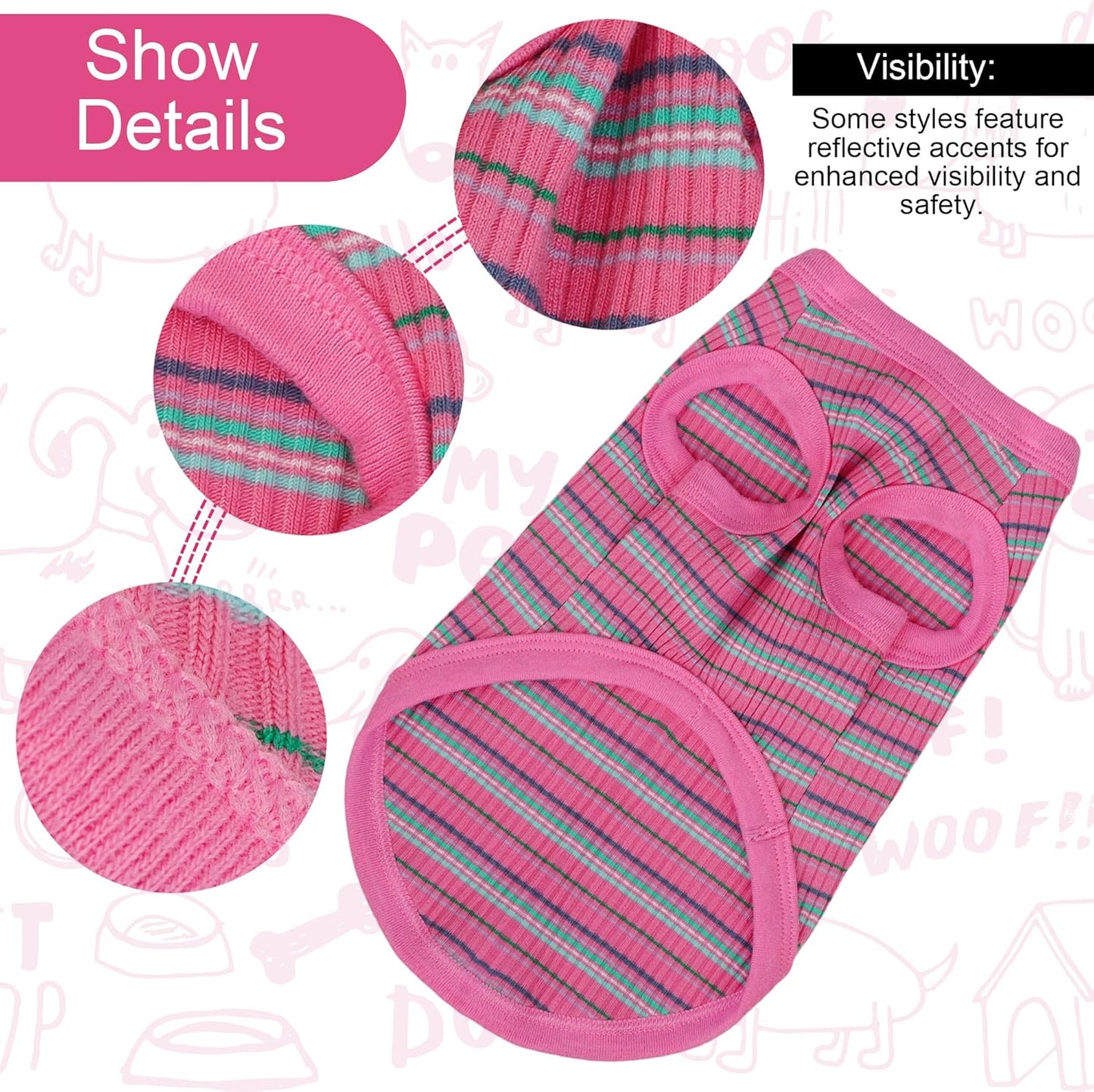 Elevate Your Pet's Comfort and Fashion: Premium 100% Cotton Rib Dog Shirt Vest for Small Breeds Like Chihuahuas, Yorkies, and Puppies .Year-Round Style with Tank-Style Puppy Attire Green X-Small