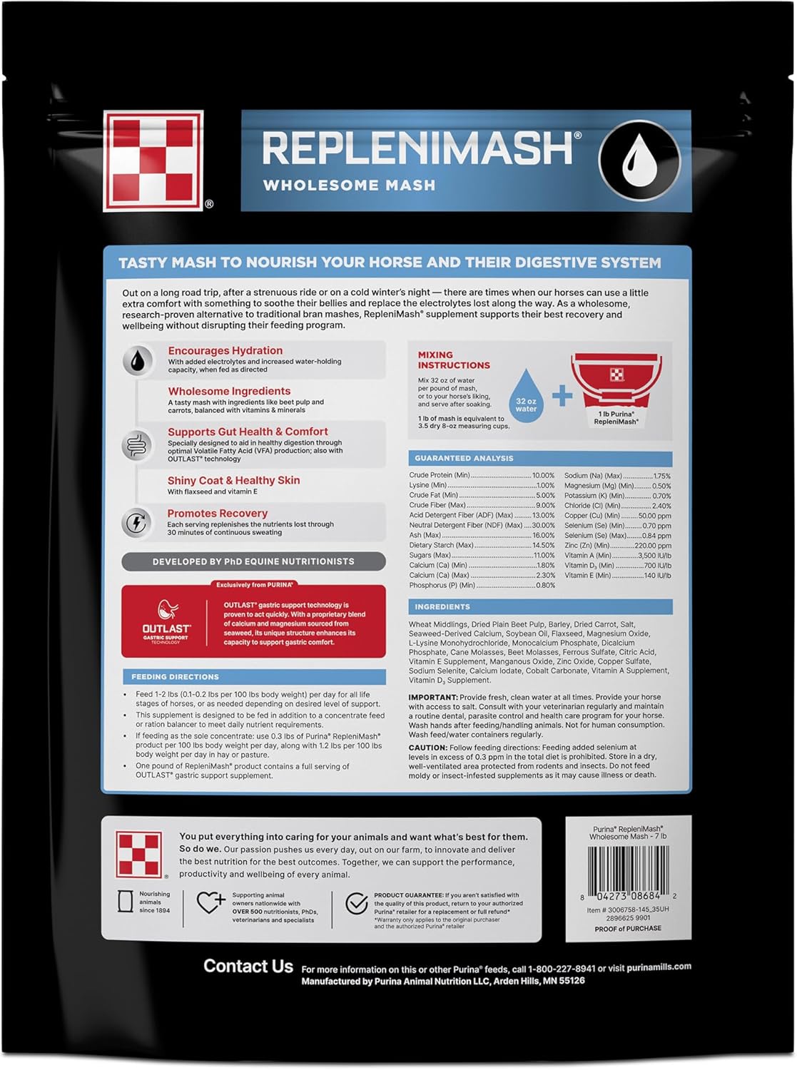 Purina | RepleniMash™ Product | Horse Mash (7 lb)