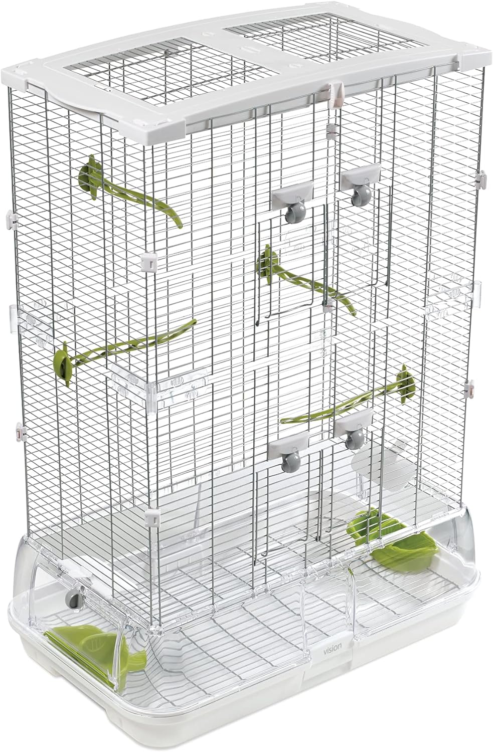 Vision M02 Wire Bird Cage, Bird Home for Parakeets, Finches and Canaries, Tall Medium