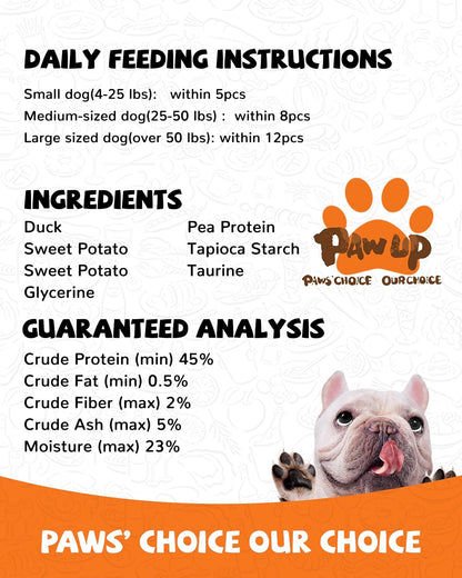 PAWUP Dog Treats, Smoked Salmon Fillet Jerky for Dogs, High-Protein Low-Fat Snacks with Omega 3–6 & Taurine for Skin and Heart Health, 12.5 oz (15-20 Count)