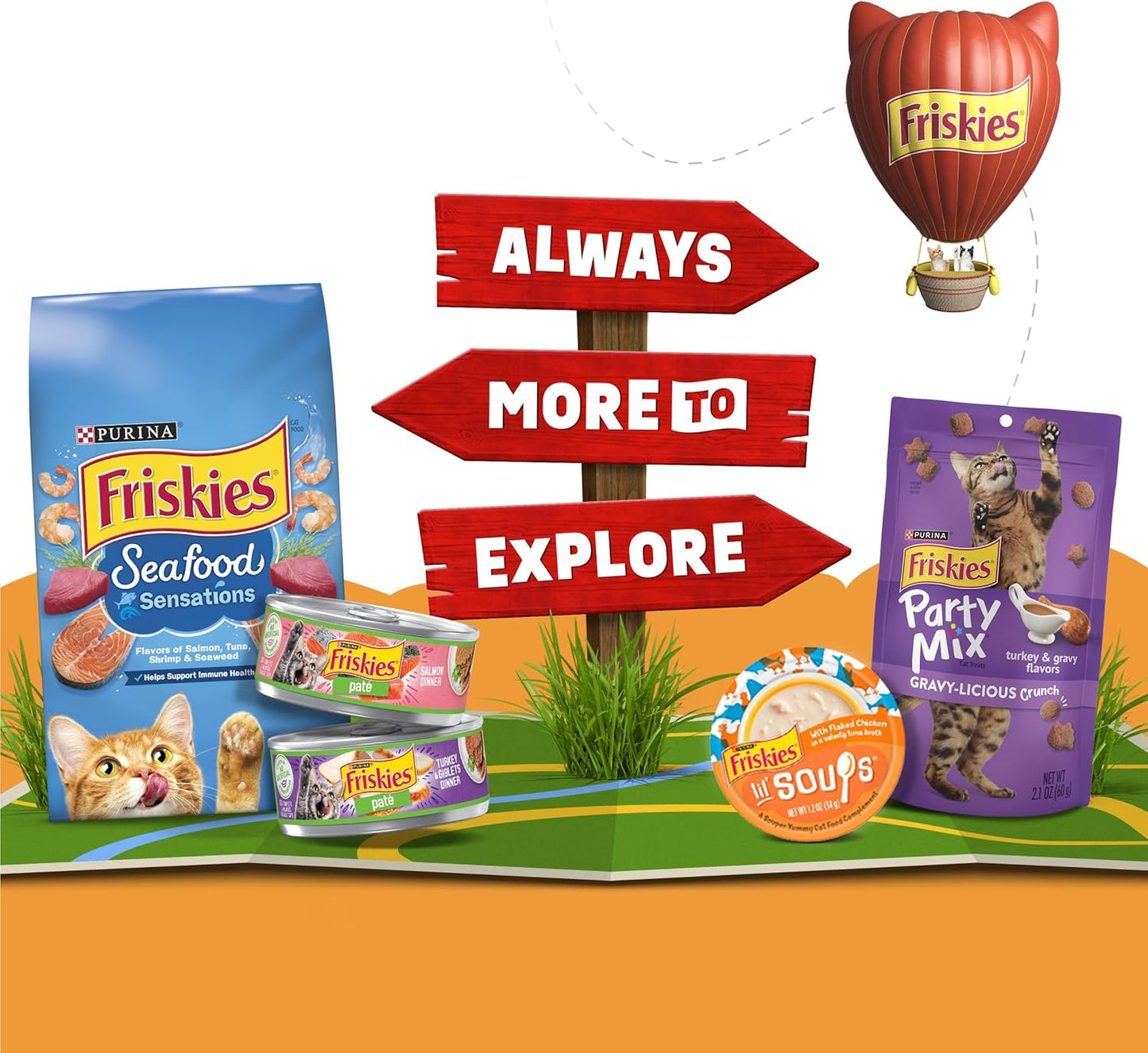 Purina Friskies Natural, Grain Free Wet Cat Food Lickable Cat Treats, Lil' Soups Flaked Chicken - (Pack of 8) 1.2 oz. Tubs