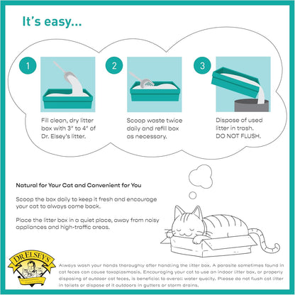 Dr. Elsey's R&R Stress-Reducing Clumping Clay Cat Litter 18 lb. Bag