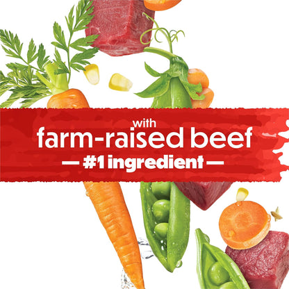 Purina Beneful Incredibites With Farm-Raised Beef Natural Small Breed Dry Dog Food With Added Vitamins, Minerals and Nutrients - (Pack of 4) 3.5 lb. Bags