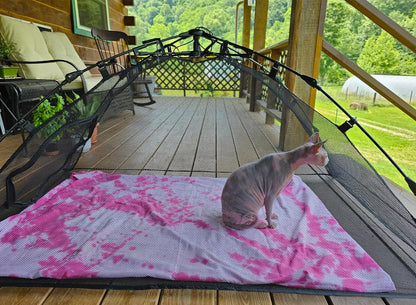 Outdoor Cat Tent for Outside Cat Enclosures Outdoor Pop Up Pet Playpen Playhouse (Play Tents for Small Animals) - Outside Habitat