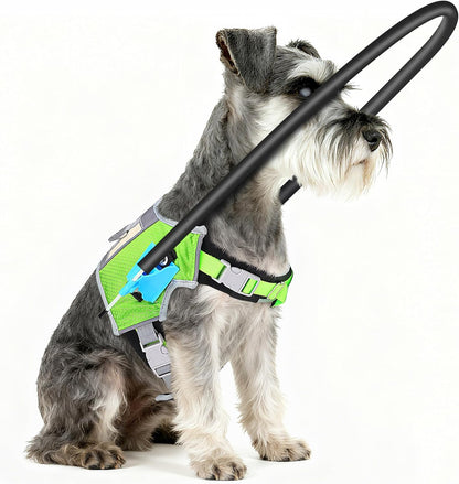 Halo Harness for Blind Dogs, Adjustable Safety Halo with Reflective Straps,Confidence Support Collar for Visually Impaired Pets,Blind Dog Navigation Aid (M)