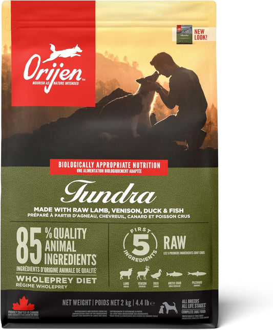 Orijen Tundra Dry Dog Food | Biologically Appropriate | 4.5Lbs