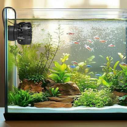 hygger Aquarium Wave Maker for 5-10 Gallon Fish Tanks, Adjustable DC Power Heads for Aquarium with Controller, Aquarium Circulation Pump With Magnetic Base for Saltwater Freshwater Tank 660 GPH
