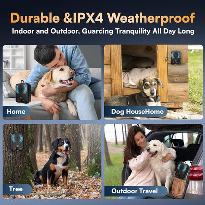 Anti Barking Devices, Auto Barking Control Devices with 3 Modes, Rechargeable Ultrasonic Dog Barking Deterrent Devices Bark Box, Effective Stop Barking Dog Devices for Indoor & Outdoor Use