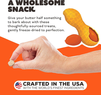 Primal Freeze Dried Dog Treats, You're My Butter Half; Chicken & Peanut Butter with Goat Milk, Grain Free Training Treats for Dogs, 2 oz (Pack of 2)