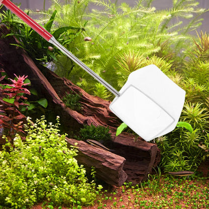 Aquarium Shrimp Net with Telescopic Handle, Small Leak-Proof Fish Tank Net, Red Extended Square Mesh for Aquarium Cleaning and Shrimp Breeding