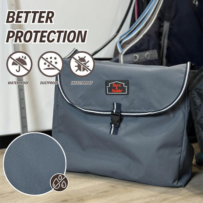 BARN & STABLE 600D Horse Blanket Storage Bag Large Boots Storage Organizer Bag for Horse with Quick Grip Closure and 3 Adjustable Straps