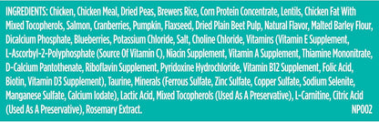 Nutrish Indoor Complete Premium Natural Dry Cat Food, Chicken with Lentils & Salmon Recipe, 14 Pounds (Packaging May Vary)