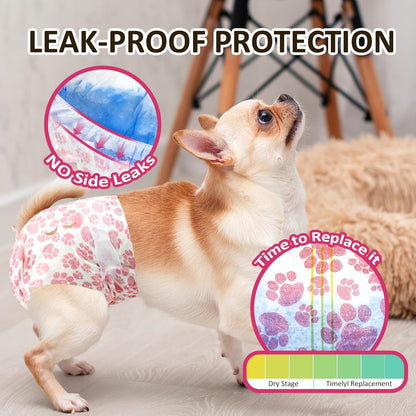 Dono Dog Diapers Female, X-Small, 32 Count